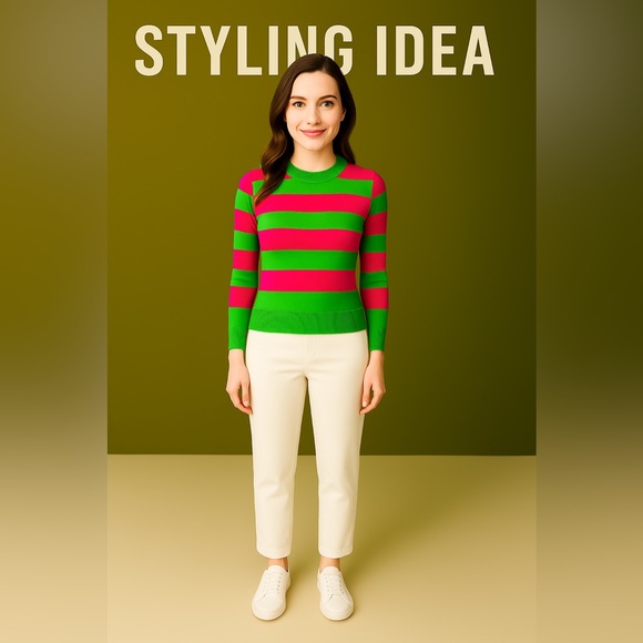 CALVIN KLIEN | White Straight-Leg Dress Pants (Size 14P) - Picture 10 of 12